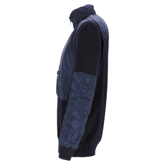 Prada Windbreaker aus navyblauer Wolle und Nylon - Image 2