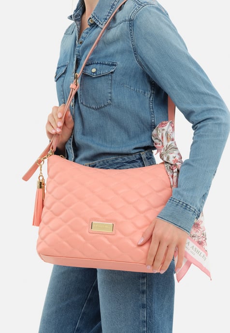 Laura Ashley – Schultertasche in Lachsfarben - Image 5