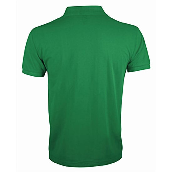 SOLs Mens Prime Pique Plain Kurzarm-Poloshirt (Kelly Green) - Image 2