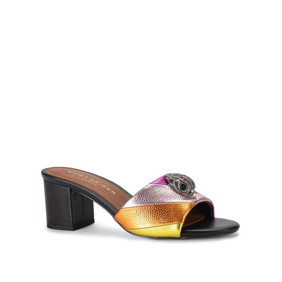 Kurt Geiger London Leather Kensington Block Mules