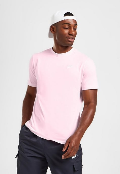 Nike Sportswear Club Herren-T-Shirt in Rosa - Image 1