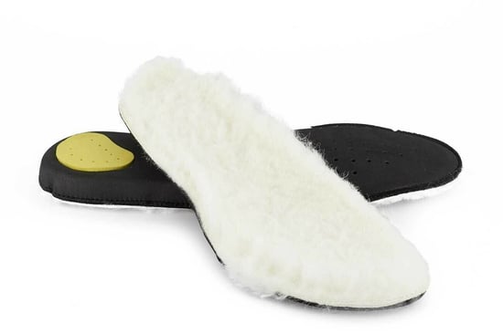 Blundstone Comfort Unisex Natürliche Schaffellwollthermo-Fußbett-Einlage - Image 1