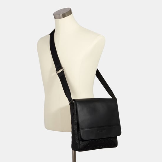 Houston Map Bag in Signature Leather