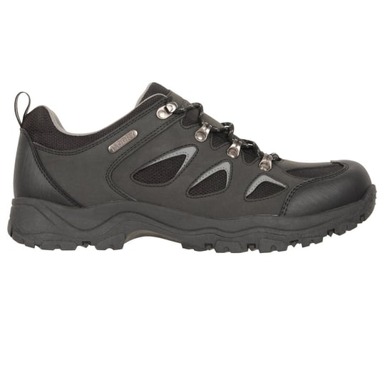 Mountain Warehouse Mens Adventure Waterproof Walking Shoes (Black)