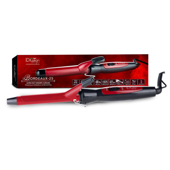 Italian Design Ultra-Fast Curling Tongs Bordeaux 19 Mm