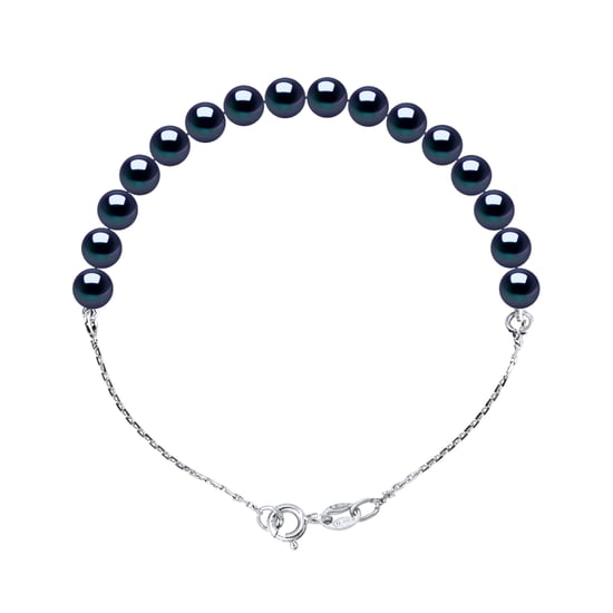 Armband echte Süßwasser-Zuchtperle rund 6-7 mm - Image 1