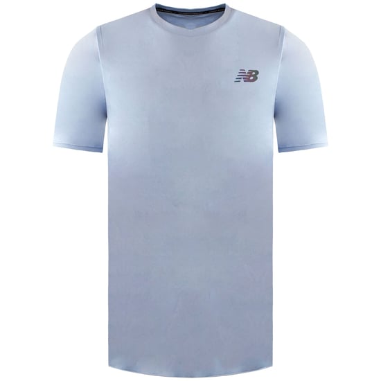 New Balance Q Speed Jacquard Herren Hellblaues T-Shirt - Image 1