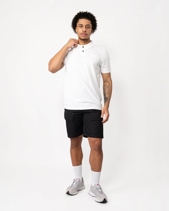 BOSS Orange Prime Herren Baumwoll-Piqué Polo-Shirt mit Logo-Print NOS - Image 3
