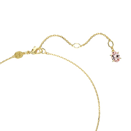 Swarovski 'Gema' Damen Halskette aus goldplattiertem Metall - Gold 5705816 - Image 4