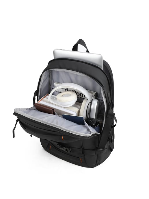 Aoking Rucksack Unisex BLACK - Image 5