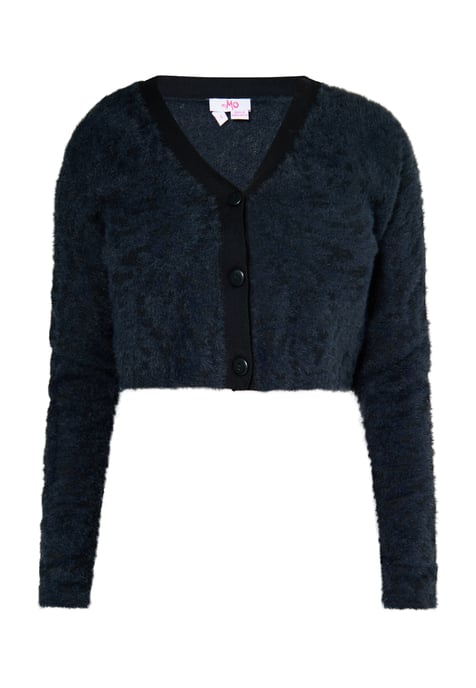 Mymo Strickjacke Damen schwarz - Image 1