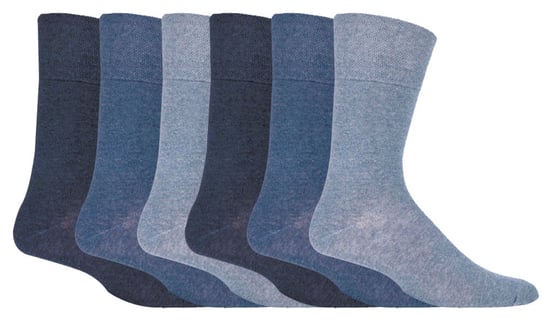 Herren 6er Pack nicht elastische Diabetikersocken mit handgekettelten Zehennähten - Image 1