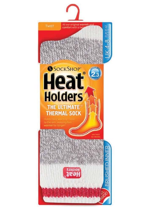 Heat Holders - Gemusterte warme Damen-Winter-Thermosocken 4-8 UK - Image 2