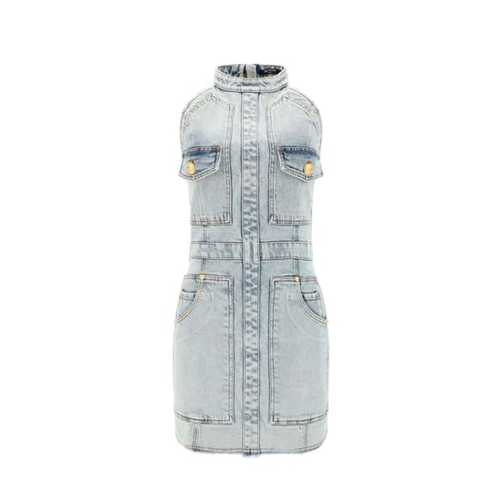 Mini-robe en jean Balmain - Image 1