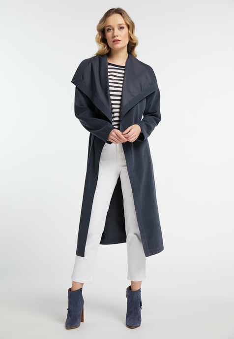 Dreimaster Cupro-Kaminsims Damen Marine - Image 3