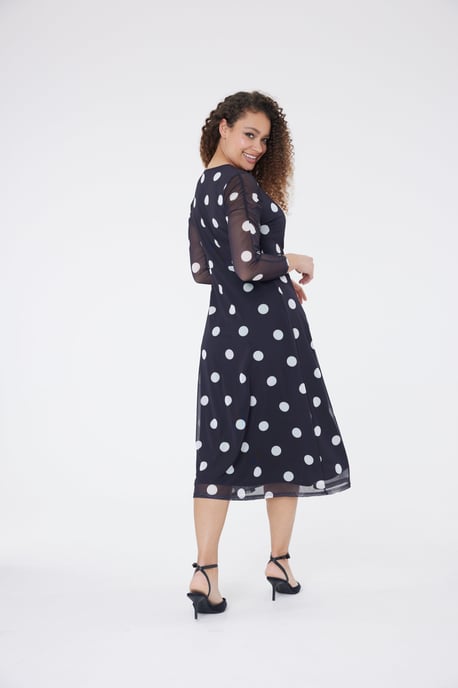 Rebecca Polka Dot Dress