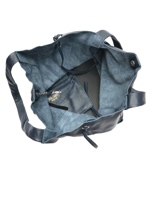 Isabella Rhea Blau Rindsledertasche - Image 4