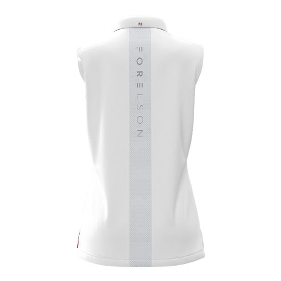 Forelson - "Stow" Poloshirt für Damen Ärmellos (Weiß) - Image 2