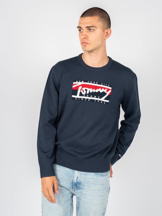 Tommy Jeans Pullover Men's Blue
