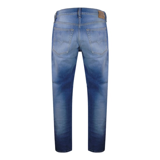 Diesel D-Mihtry Straight Fit Jeans aus blauem Denim - Image 2