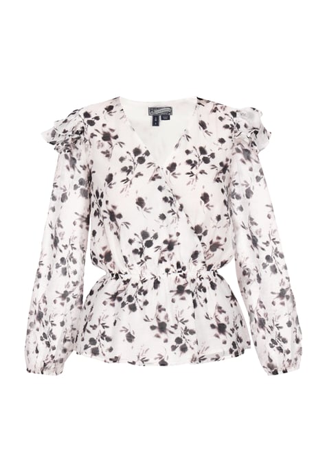 Dreimaster Bluse Damen Weiss - Image 1