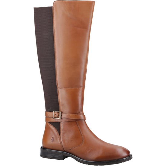 Hush Puppies Victoria Leder Damen Tan Stiefel - Image 1
