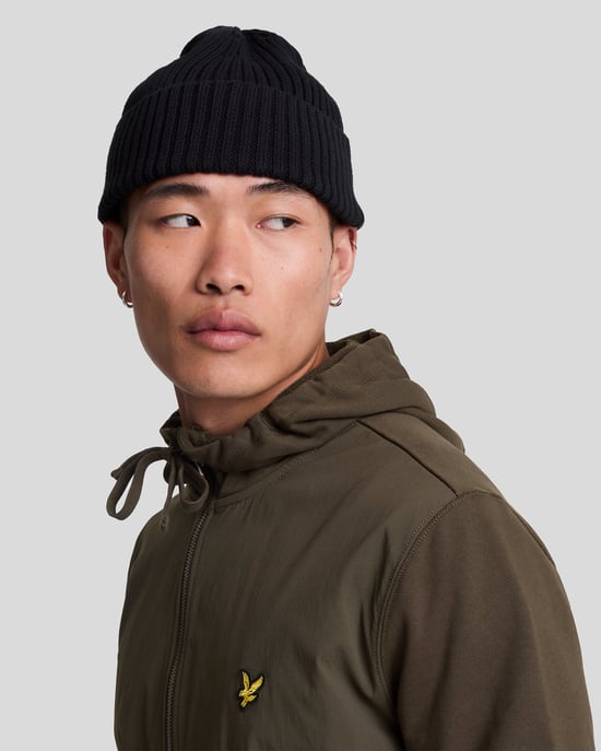 Lyle & Scott Hybrid Kapuzenpullover mit Rei�verschluss Gr�n - Image 4