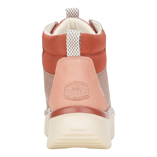 HEYDUDE Wendy Peak Apres PU beschichtetes Segeltuch Damen Wüste braun Stiefel - Image 2