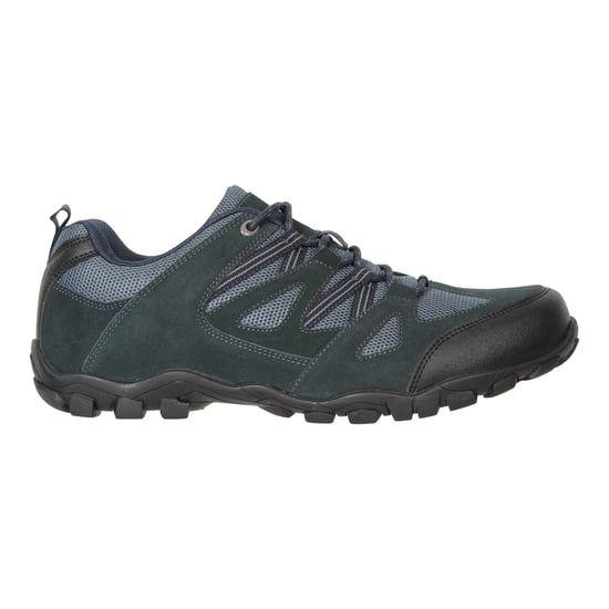 Mountain Warehouse Mens Outdoor III Suede Walking Shoes (Navy)