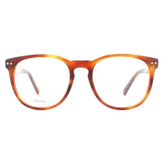 Céline Round Blonde Havana Womens Lunes Frames - Image 1