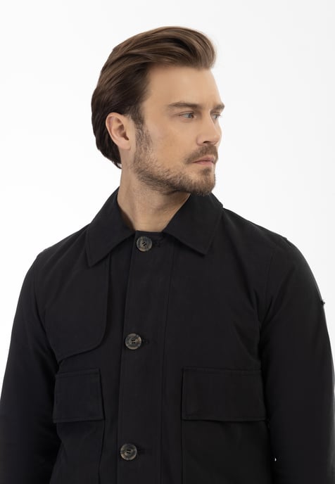 Dreimaster Jacke Herren Schwarz - Image 4