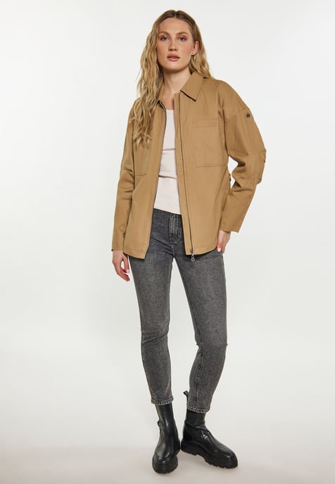 Dreimaster Jacke Damen Sand - Image 2