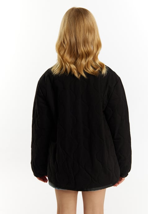 Dreimaster Steppjacke Mädchen Schwarz - Image 4