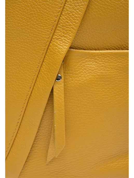 Carla Ferreri SS22 CF 1625 Moutarde Cuir de vachette Sac - Image 3