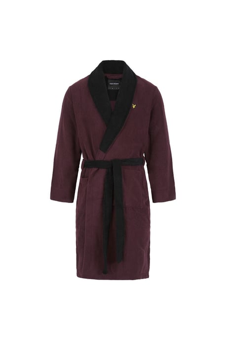 Adrian Bathrobe With Gifting Ribbon Wine Tasting - Jet Back - Image 1