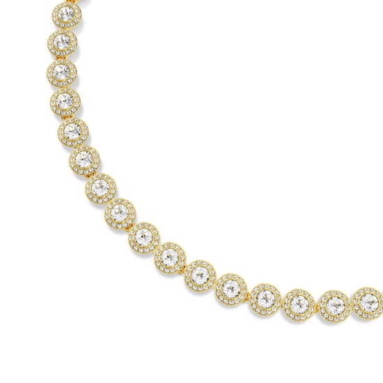 Swarovski 'Una Angelic' Damen-Halskette aus vergoldetem Metall - Gold 5720505 - Image 3