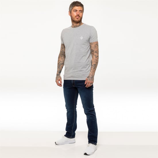 Kruze Herren Straight Leg Stretch Jeans - Image 5