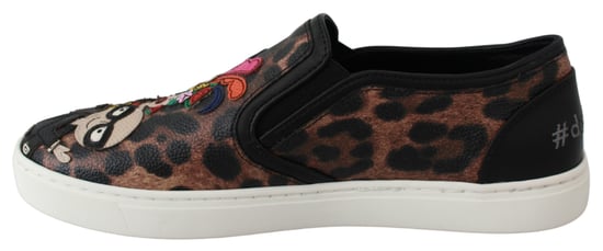 Mocassins Dolce & Gabbana en cuir léopard #dgfamily pour femme - Image 5