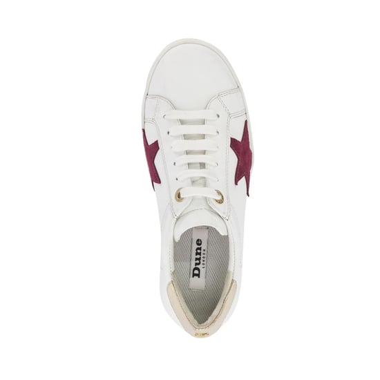 Dune Ladies Edriss - Star Motif Lace Up Trainers - Image 3