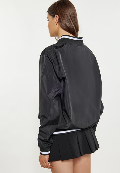Mymo Collegejacke Damen schwarz - Image 5