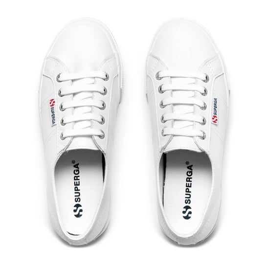 Superga - Herren/Damen Unisex Sneaker "2730", Nappaleder (Optisch Weiß) - Image 4