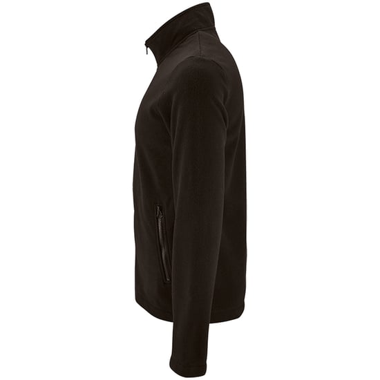 SOLS Herren Norman Fleece Jacke (Schwarz) - Image 3