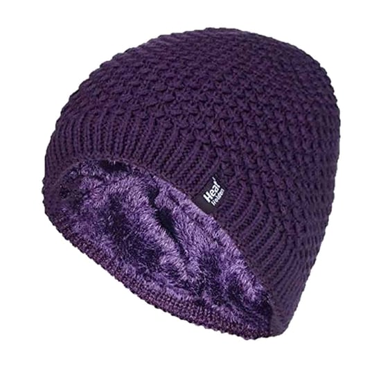 Wärmehalter - Ladies Knit Fleece gefüttert Warm Thermal Beanie Hat - Image 1