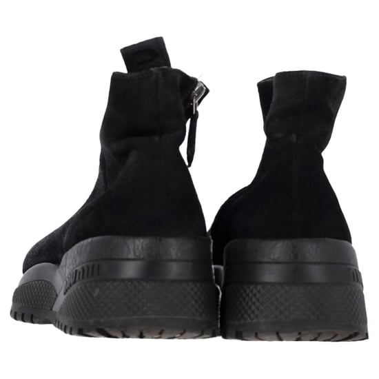 Miu Miu Reißverschluss-Stiefeletten aus schwarzem Wildleder - Image 5