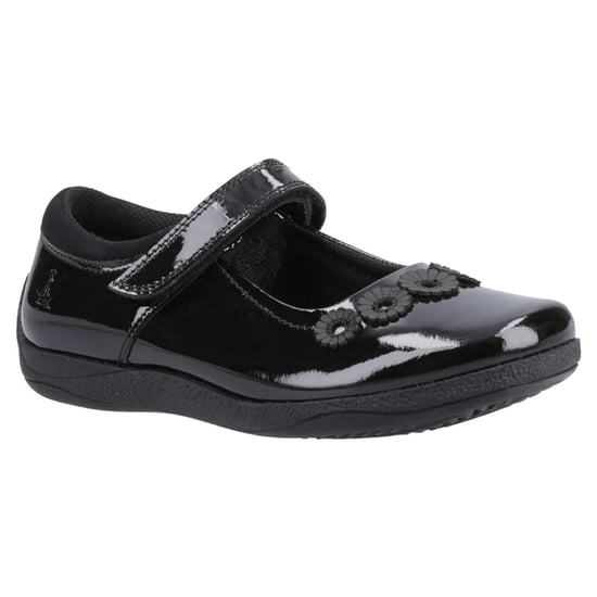 Hush Puppies - Mädchen Schul-Uniform-Schuhe "Christina", Leder (Schwarzer Lack) - Image 4