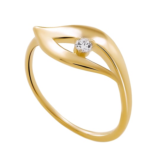 Orphelia 'Milan' Damen-Ring aus 925er Sterlingsilber – Gold ZR-7519/G - Image 4