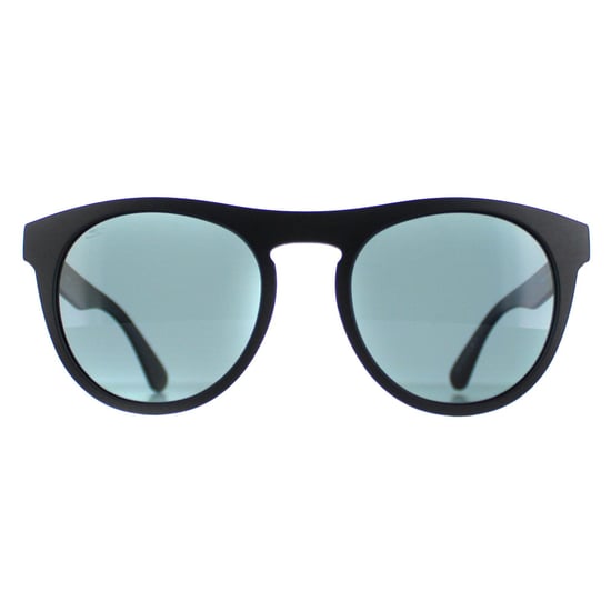 Serengeti Rund Herren Matt Schwarz Saturn Polarisiert Petrol Blau Kingman - Image 1