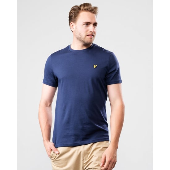 Lyle & Scott Tee SS Einfarbiges T-Shirt Blau - Image 6