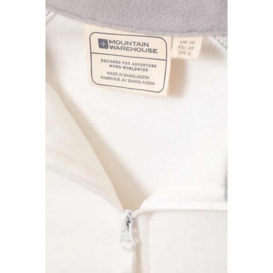 Mountain Warehouse - "Montana" Fleece-Oberteil mit halbem Reißverschluss für Damen (Beige) - Image 2