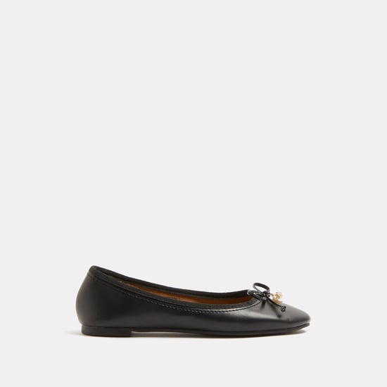 River Island Womens Ballerina Pumps - Black